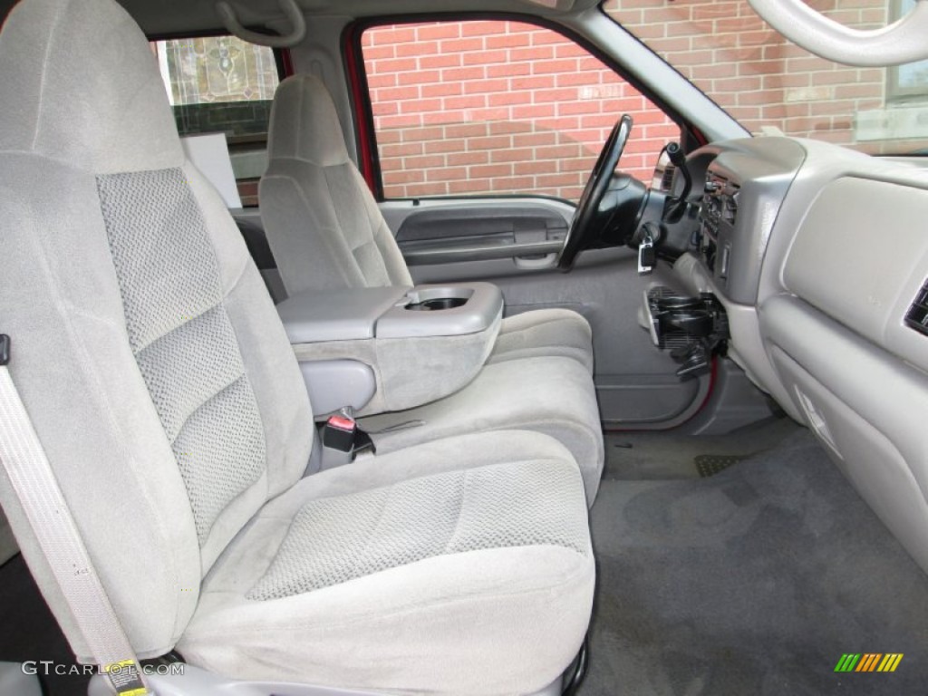 2001 F250 Super Duty XLT Super Crew 4x4 - Toreador Red Metallic / Medium Graphite photo #15