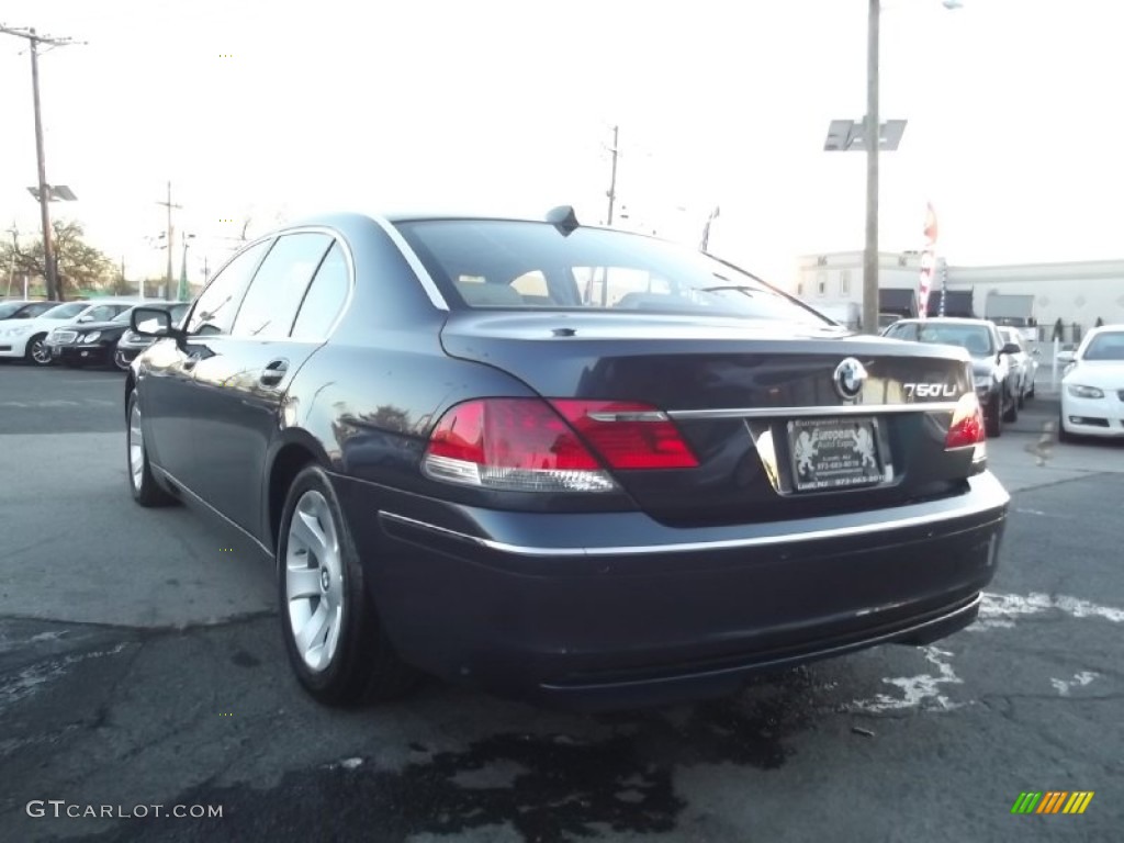 2007 7 Series 750Li Sedan - Michigan Blue Metallic / Cream Beige photo #4