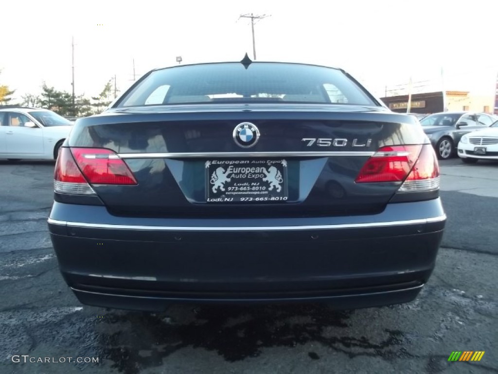 2007 7 Series 750Li Sedan - Michigan Blue Metallic / Cream Beige photo #5