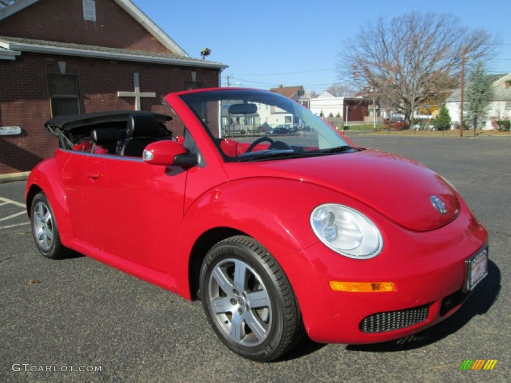 Salsa Red 2006 Volkswagen New Beetle 2.5 Convertible Exterior Photo #73555190