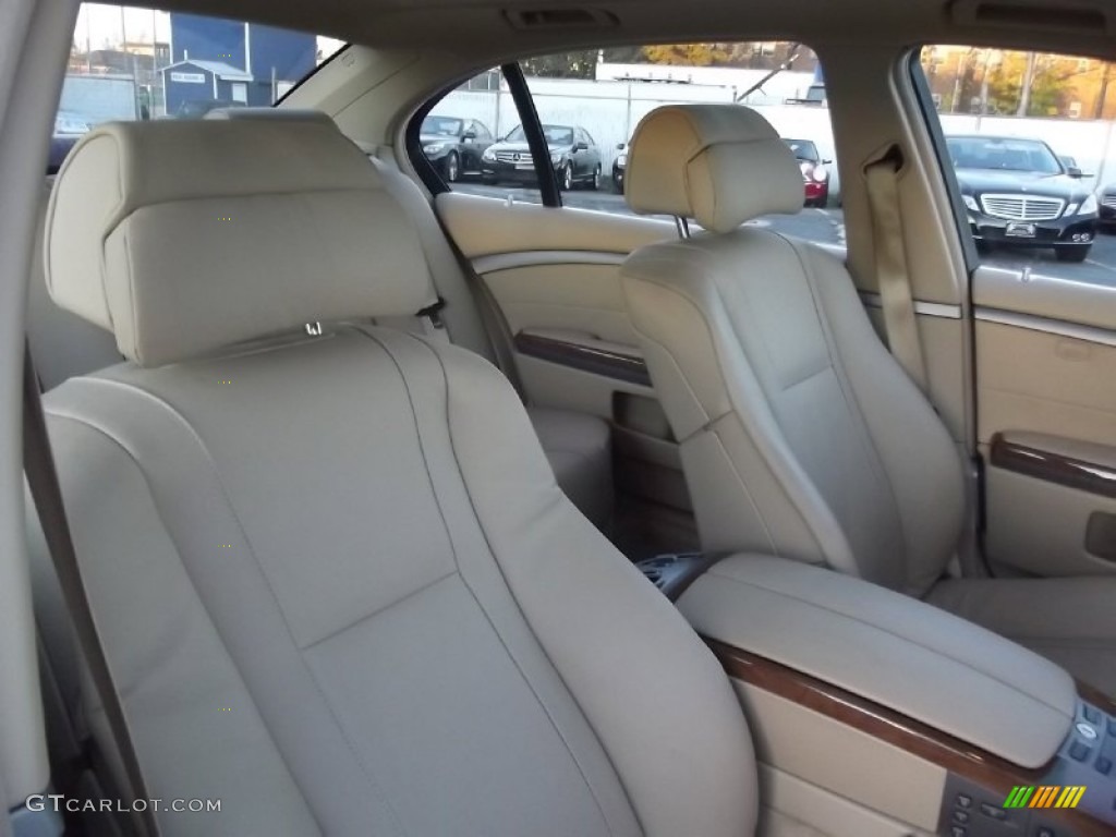 2007 7 Series 750Li Sedan - Michigan Blue Metallic / Cream Beige photo #15