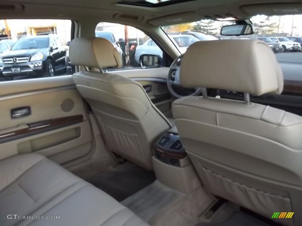 2007 7 Series 750Li Sedan - Michigan Blue Metallic / Cream Beige photo #16
