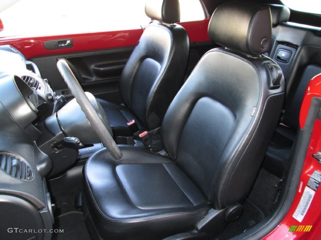 Black Interior 2006 Volkswagen New Beetle 2.5 Convertible Photo #73555455