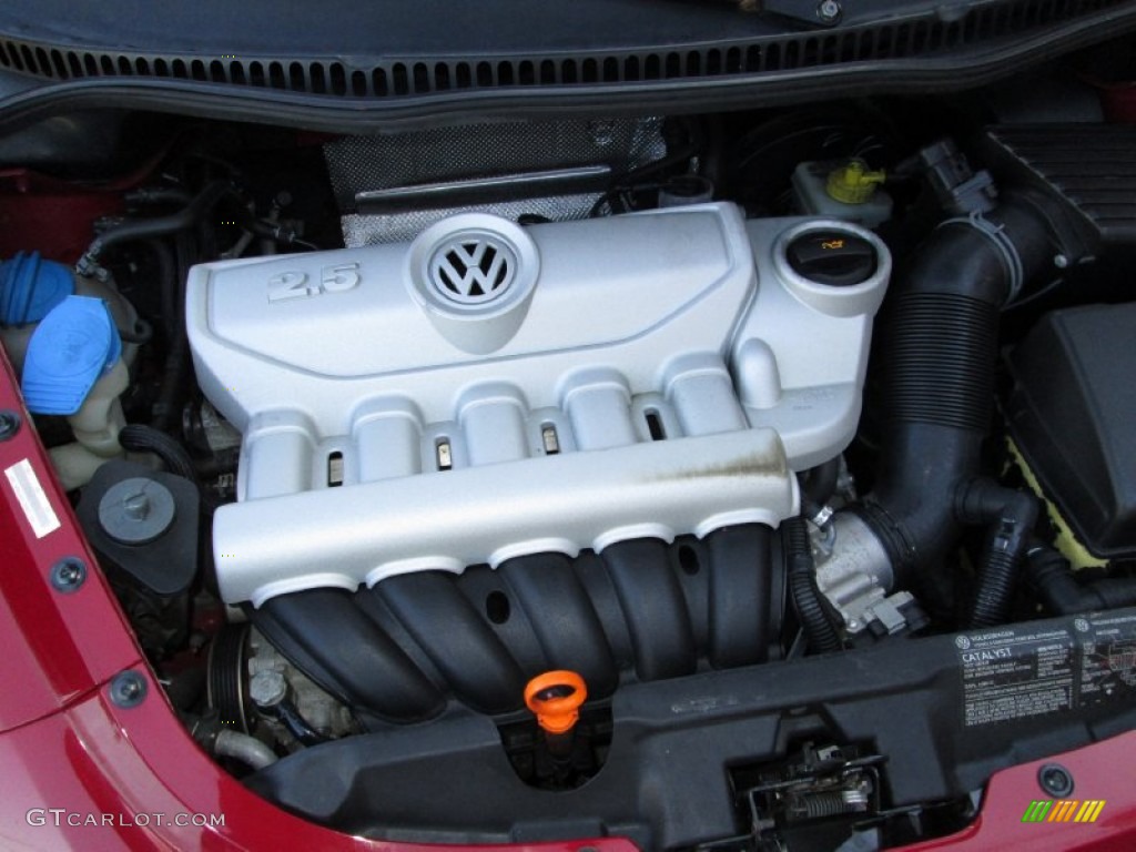 2006 Volkswagen New Beetle 2.5 Convertible 2.5L DOHC 20V Inline 5 Cylinder Engine Photo #73555749
