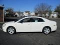 White - Malibu LS Sedan Photo No. 3