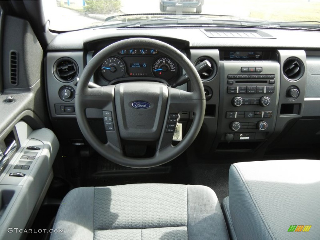 2013 Ford F150 STX SuperCab Steel Gray Dashboard Photo #73556241