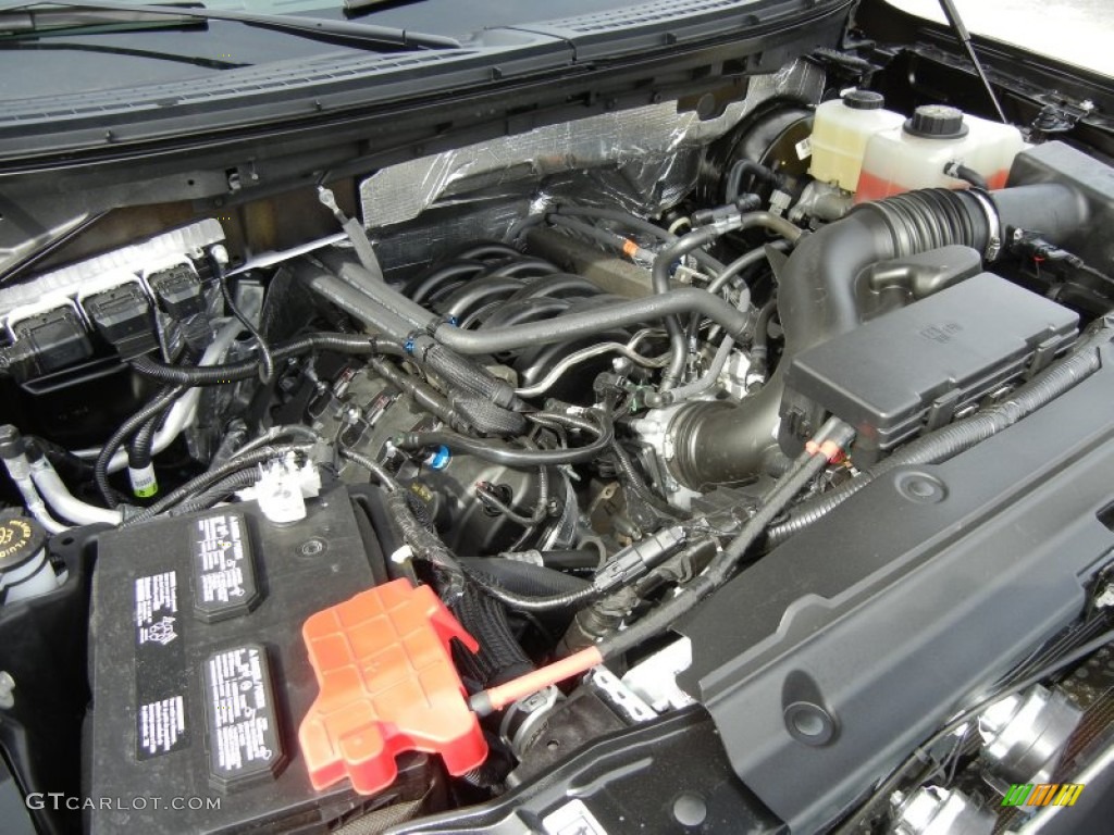 2013 Ford F150 STX SuperCab 5.0 Liter Flex-Fuel DOHC 32-Valve Ti-VCT V8 Engine Photo #73556310