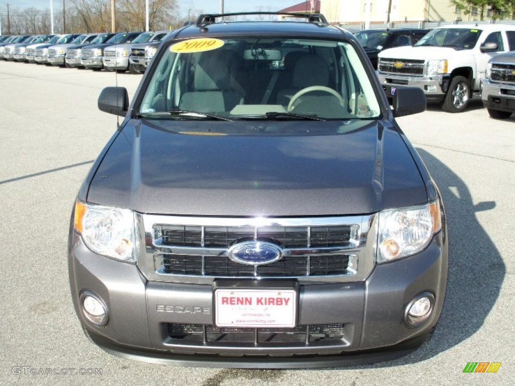 2009 Escape XLT V6 - Sterling Grey Metallic / Stone photo #13