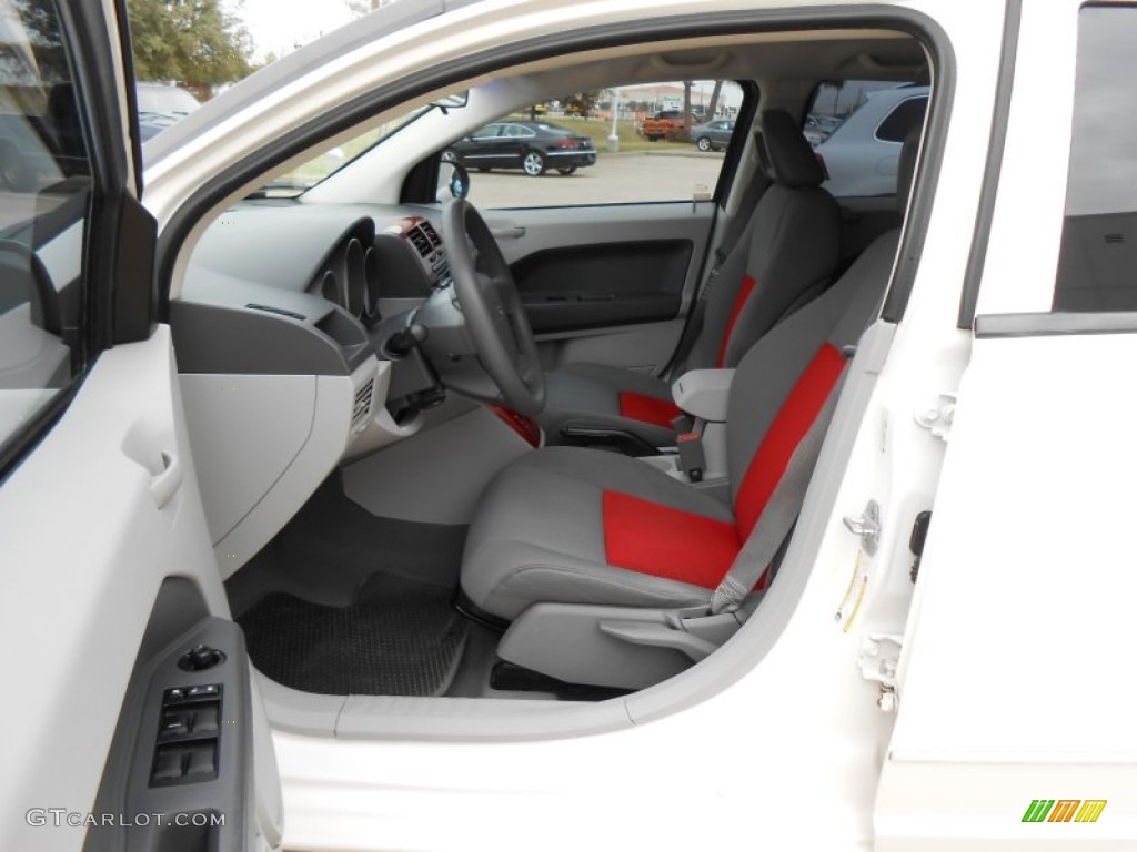 Pastel Slate Gray/Red Interior 2007 Dodge Caliber SXT Photo #73556678