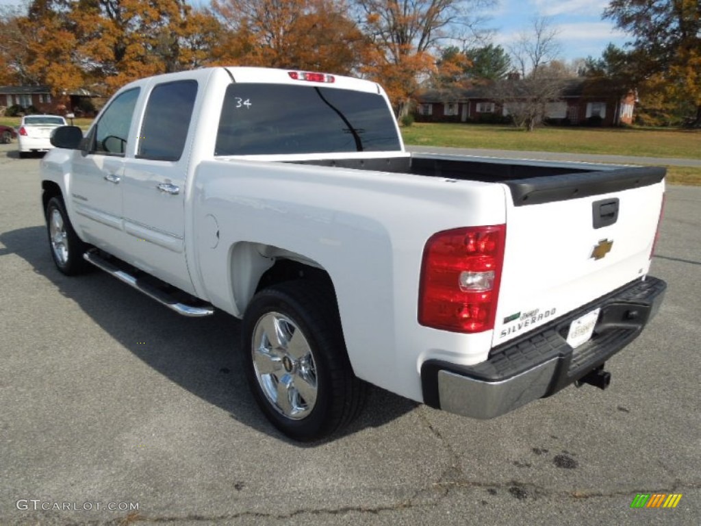 2010 Silverado 1500 LT Crew Cab - Summit White / Ebony photo #4