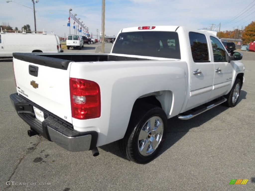 2010 Silverado 1500 LT Crew Cab - Summit White / Ebony photo #5