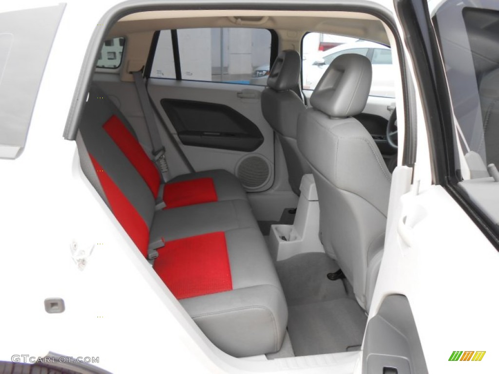 Pastel Slate Gray/Red Interior 2007 Dodge Caliber SXT Photo #73556778