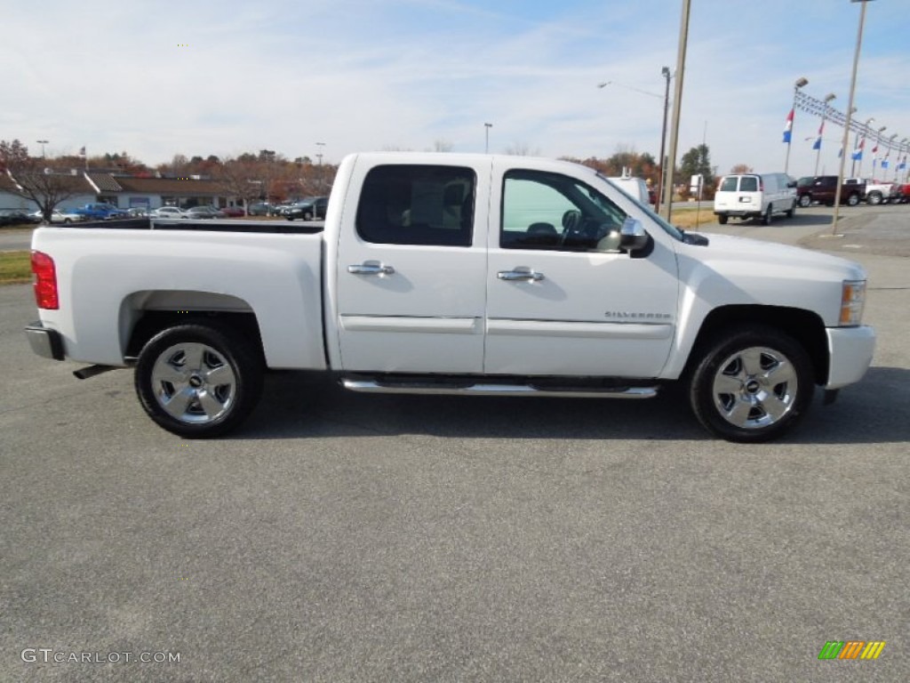 2010 Silverado 1500 LT Crew Cab - Summit White / Ebony photo #6