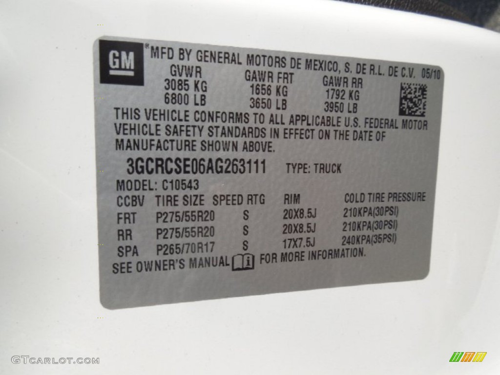 2010 Silverado 1500 LT Crew Cab - Summit White / Ebony photo #7