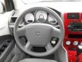 Pastel Slate Gray/Red 2007 Dodge Caliber SXT Steering Wheel