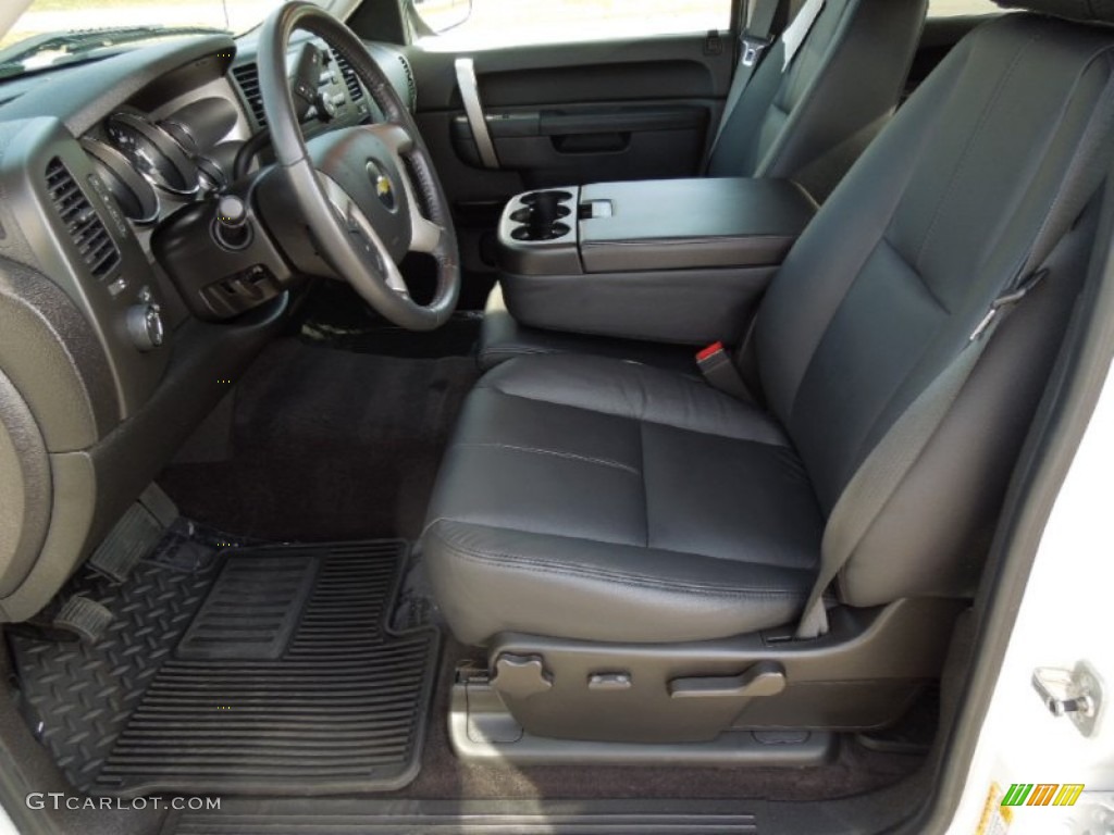 2010 Silverado 1500 LT Crew Cab - Summit White / Ebony photo #8