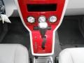 2007 Dodge Caliber Pastel Slate Gray/Red Interior Transmission Photo