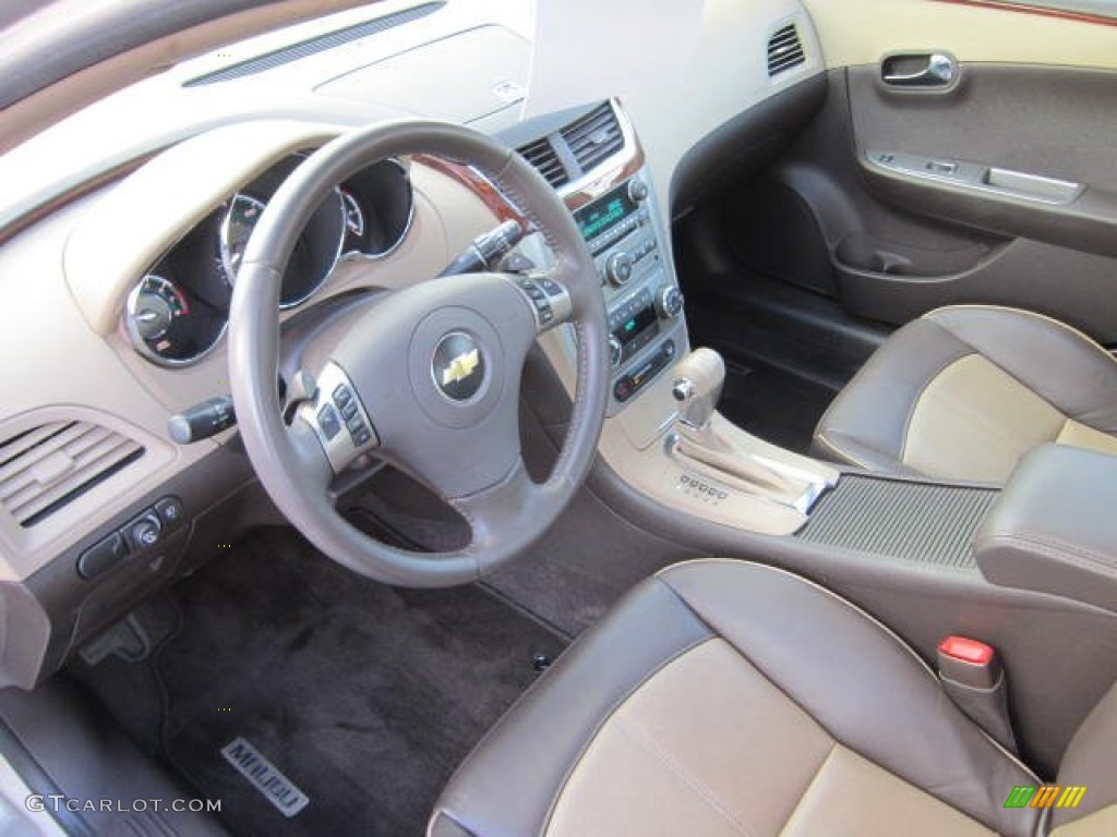 Cocoa/Cashmere Interior 2009 Chevrolet Malibu LTZ Sedan Photo #73556951