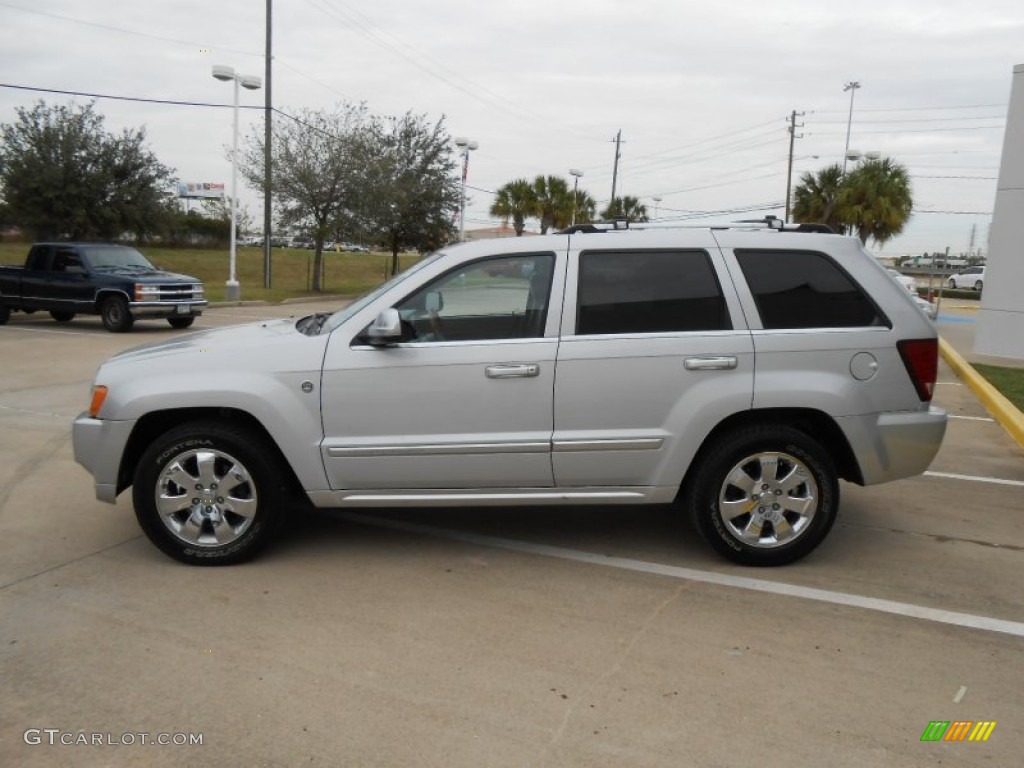 2006 Grand Cherokee Overland 4x4 - Bright Silver Metallic / Medium Slate Gray photo #3