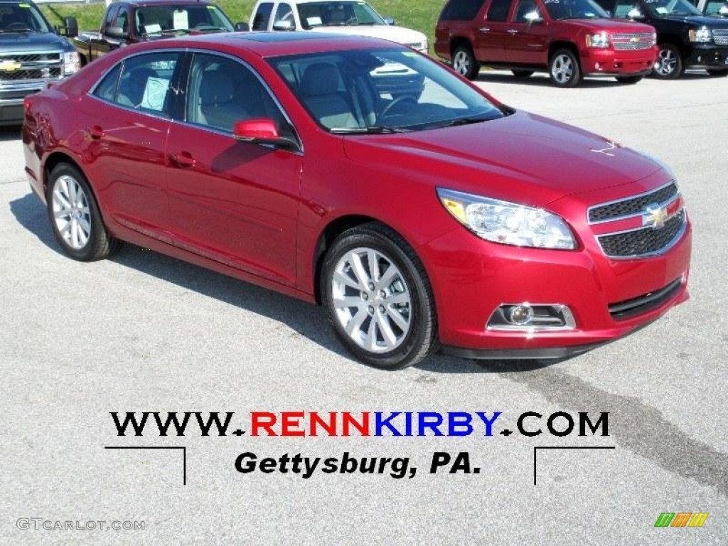 2013 Malibu LT - Crystal Red Tintcoat / Jet Black/Titanium photo #1