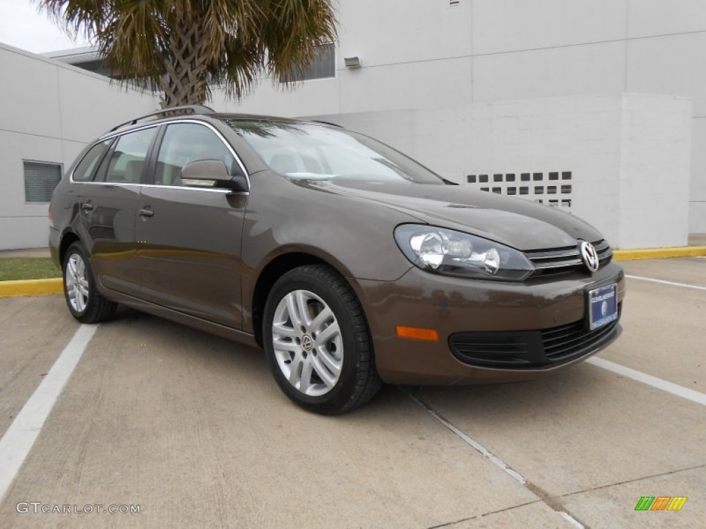 Toffee Brown Metallic 2013 Volkswagen Jetta TDI SportWagen Exterior Photo #73558730
