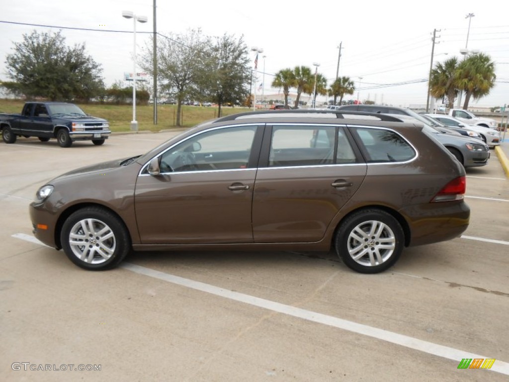 Toffee Brown Metallic 2013 Volkswagen Jetta TDI SportWagen Exterior Photo #73558791