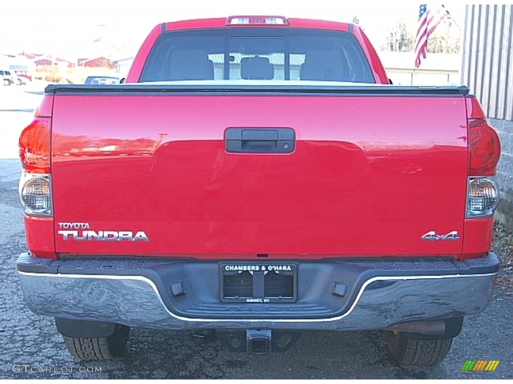 2007 Tundra SR5 Double Cab 4x4 - Radiant Red / Graphite Gray photo #7