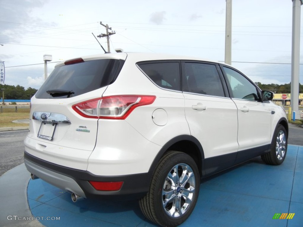 2013 Escape SEL 1.6L EcoBoost - White Platinum Metallic Tri-Coat / Medium Light Stone photo #3