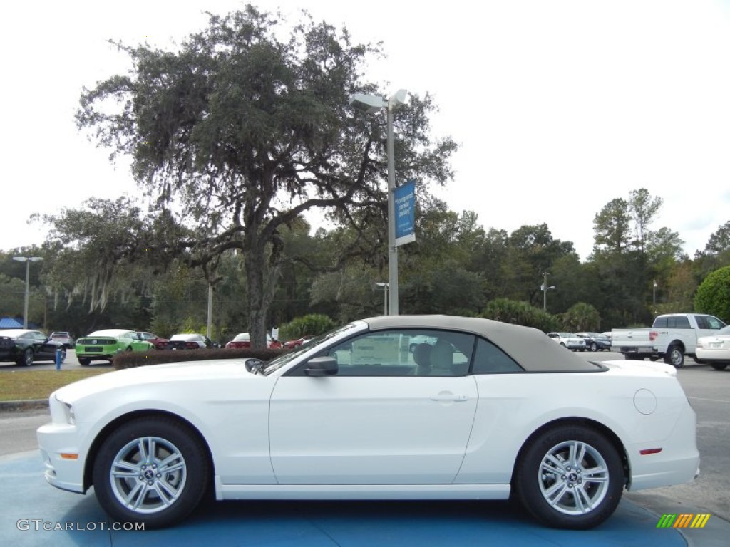 Performance White 2013 Ford Mustang V6 Convertible Exterior Photo #73559530