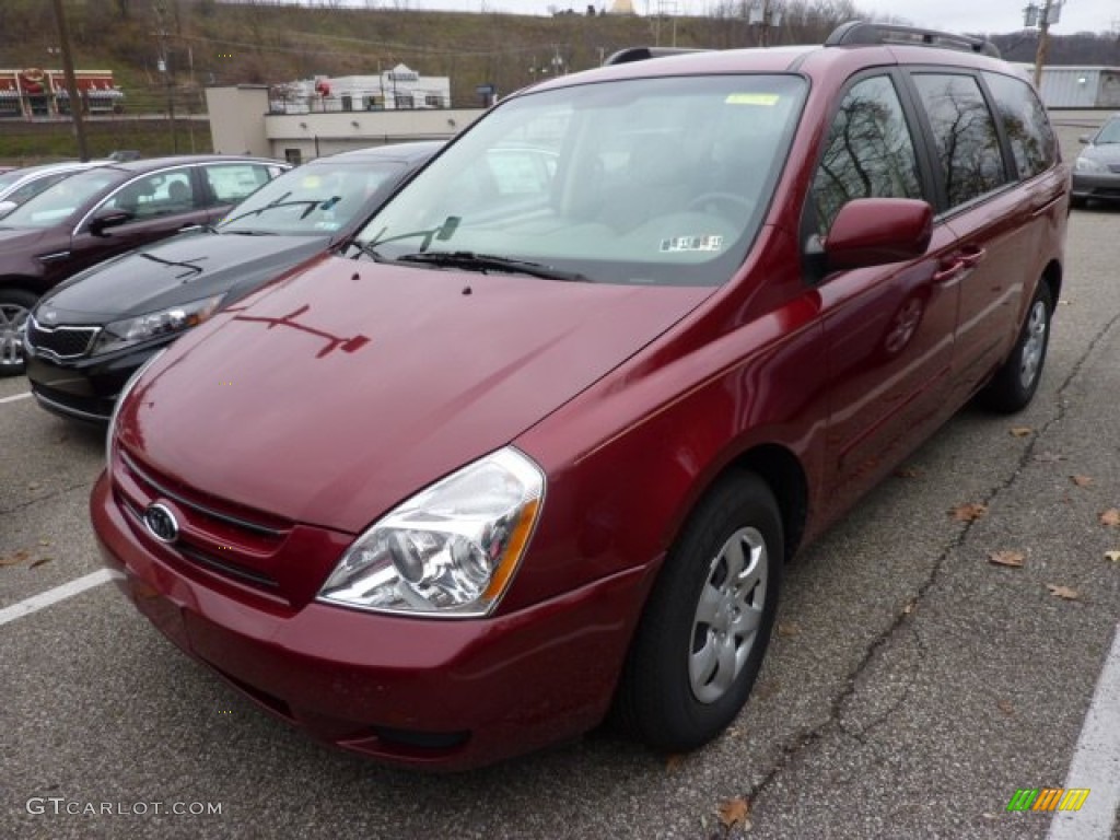 Claret Red Metallic 2008 Kia Sedona LX Exterior Photo #73559798