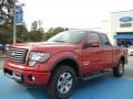 2012 Red Candy Metallic Ford F150 FX4 SuperCab 4x4  photo #1