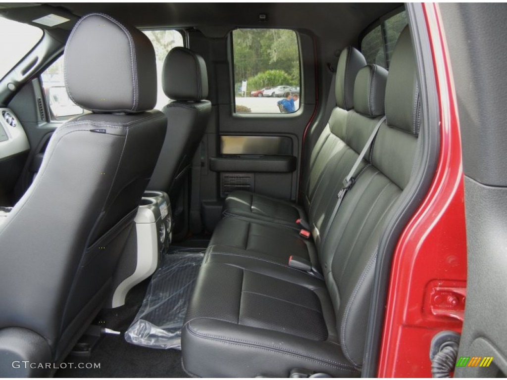 2012 Ford F150 FX4 SuperCab 4x4 Rear Seat Photo #73560131