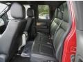2012 Ford F150 Black Interior Rear Seat Photo