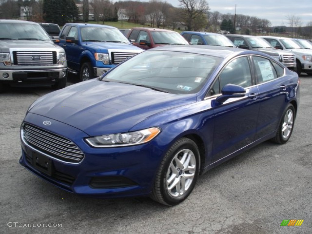 Deep Impact Blue Metallic 2013 Ford Fusion SE 1.6 EcoBoost Exterior Photo #73560785