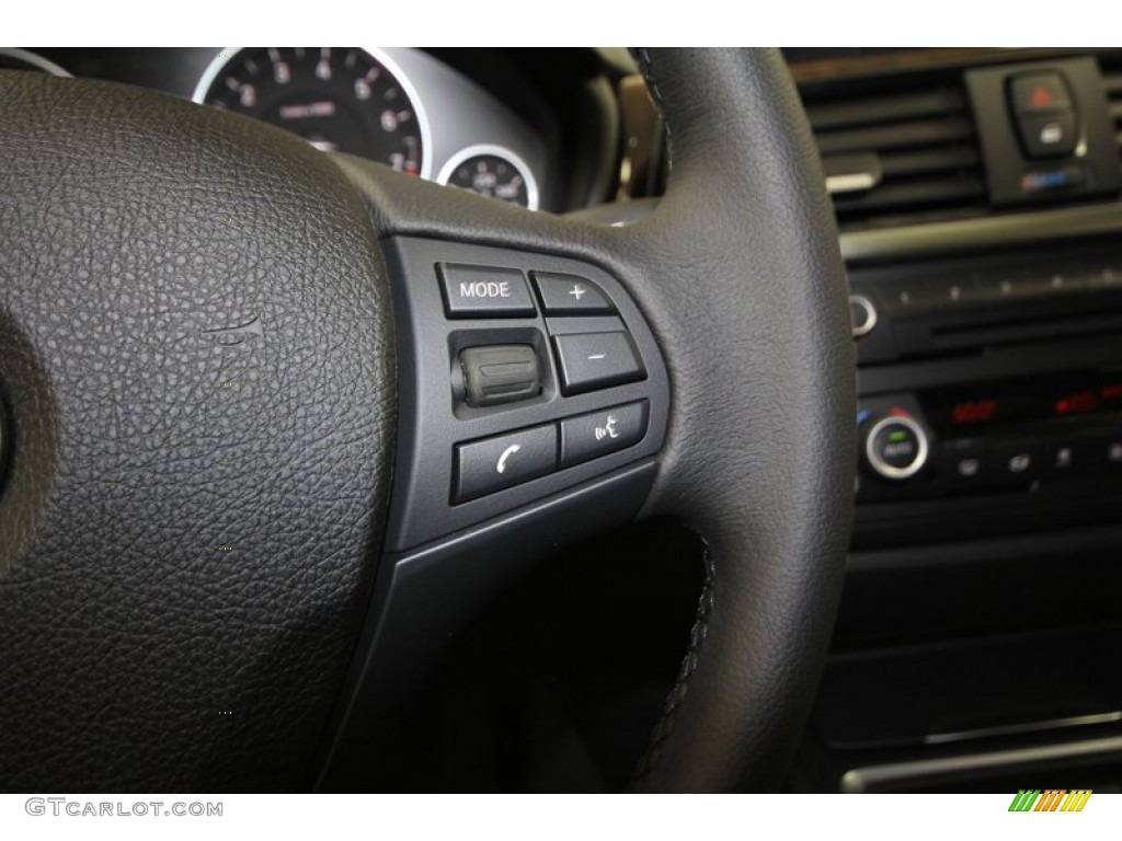 2013 3 Series 335i Sedan - Black Sapphire Metallic / Black photo #24