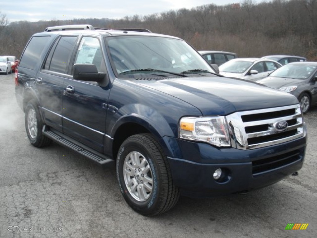 2013 Expedition XLT 4x4 - Blue Jeans / Stone photo #2