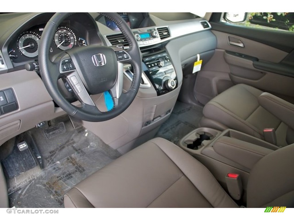 Truffle Interior 2013 Honda Odyssey EX-L Photo #73562495