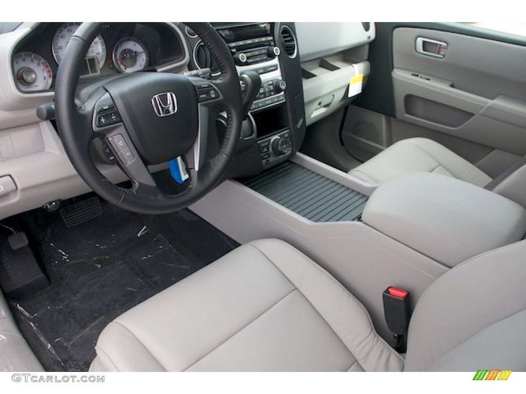 Gray Interior 2013 Honda Pilot EX-L 4WD Photo #73562879