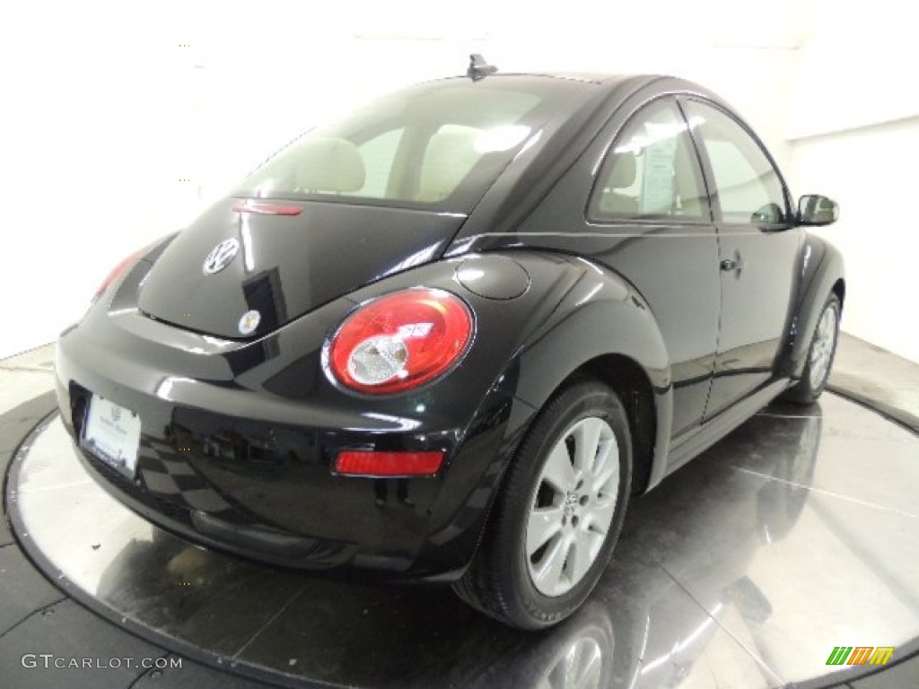 2009 New Beetle 2.5 Coupe - Black / Cream photo #6