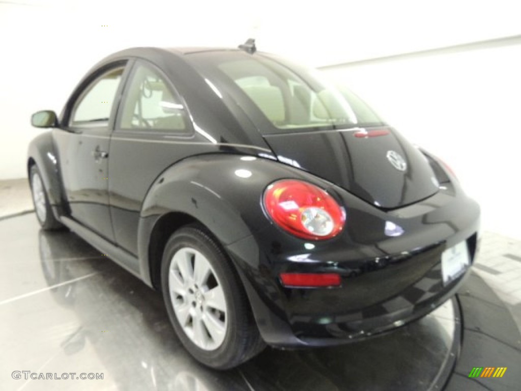 2009 New Beetle 2.5 Coupe - Black / Cream photo #9