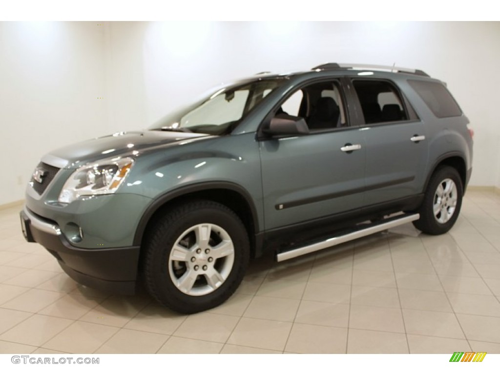 2010 Acadia SL - Silver Green Metallic / Ebony photo #3