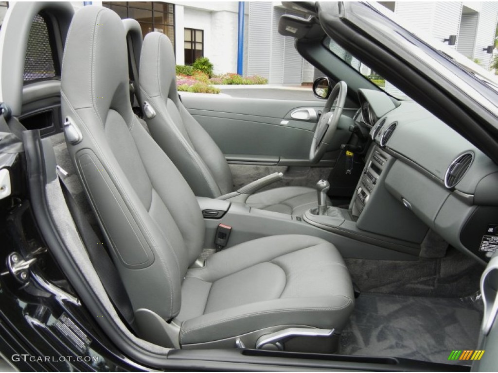 2008 Boxster  - Black / Stone Grey photo #18