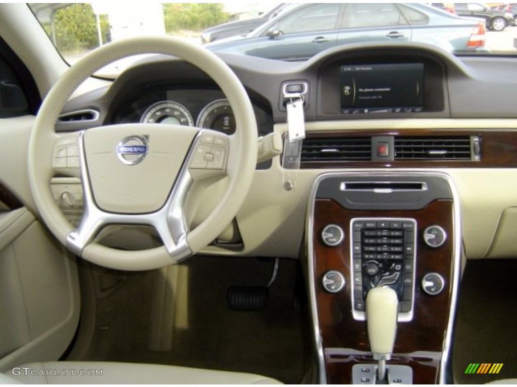 2012 Volvo S80 3.2 Sandstone Beige Dashboard Photo #73564409