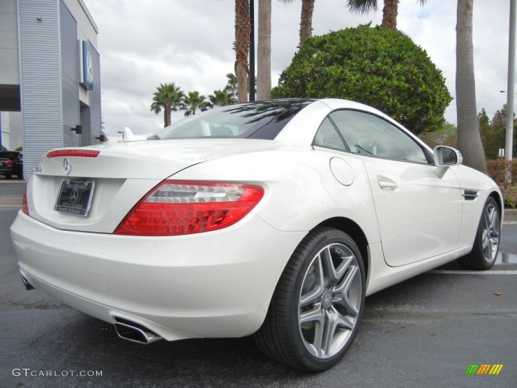 2013 SLK 250 Roadster - Diamond White Metallic / Sahara Beige photo #3