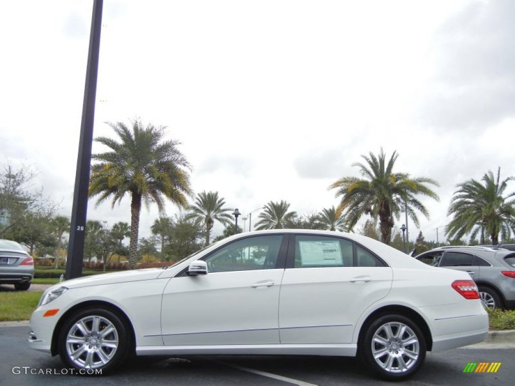Polar White 2013 Mercedes-Benz E 350 BlueTEC Sedan Exterior Photo #73565559