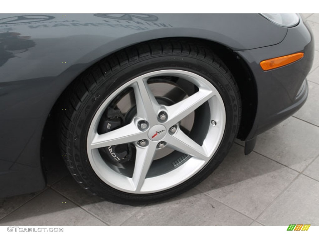2011 Corvette Coupe - Cyber Gray Metallic / Ebony Black photo #26
