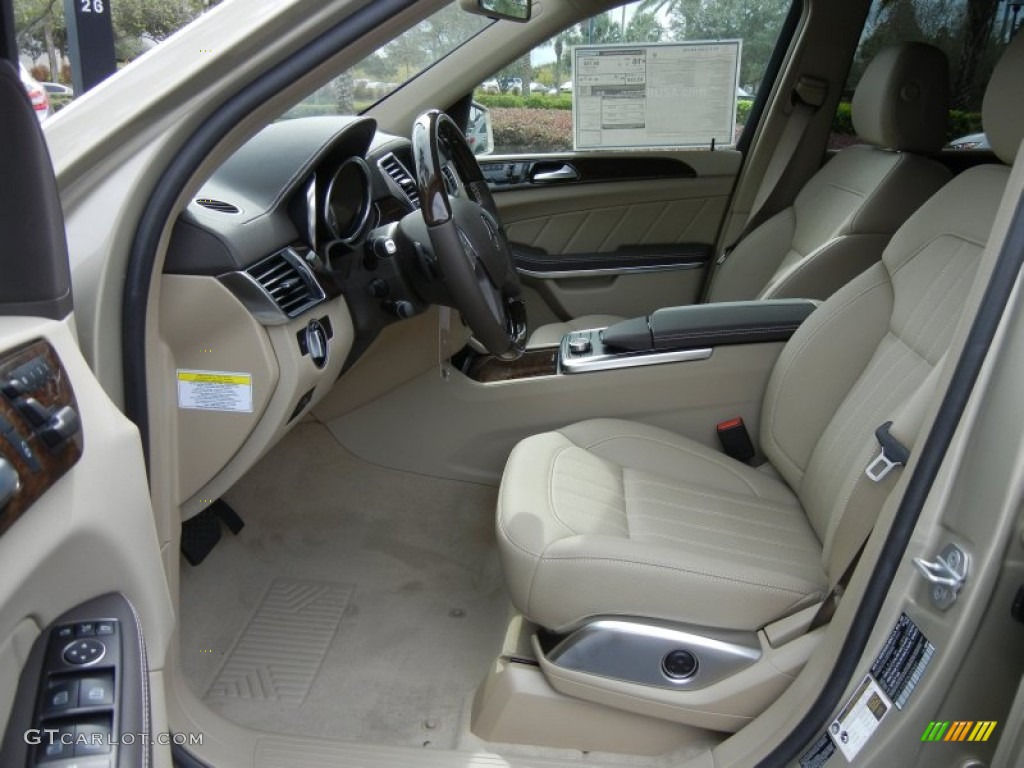 Almond Beige Interior 2013 Mercedes-Benz GL 450 4Matic Photo #73566578