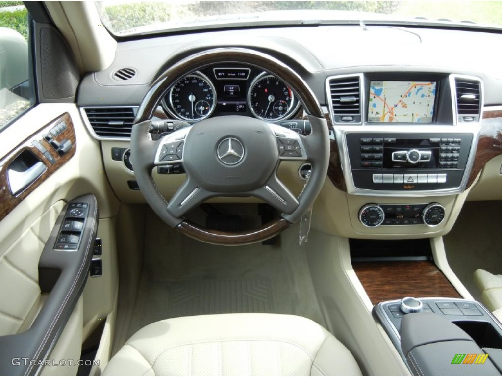 2013 Mercedes-Benz GL 450 4Matic Almond Beige Dashboard Photo #73566665