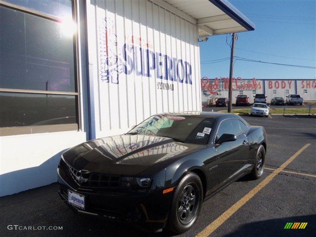 2011 Camaro LS Coupe - Black / Black photo #1