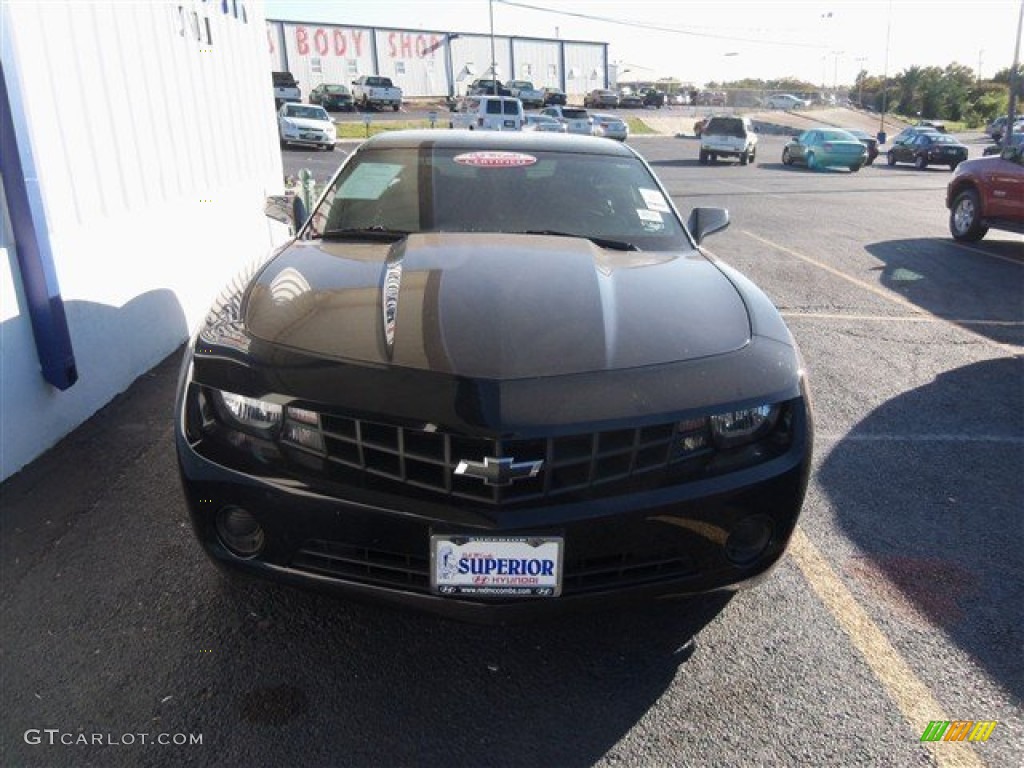 2011 Camaro LS Coupe - Black / Black photo #2